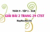 Bài 2 trang 29 Toán 9 tập 1 Chân trời sáng tạo SGK: Bất Đẳng Thức